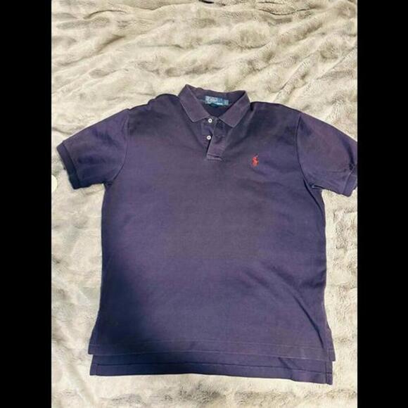 Polo by Ralph Lauren Navy Polo Shirt - Size Large - Picture 1 of 2